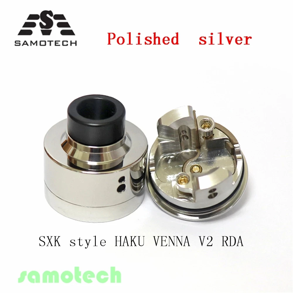 100% SXK стиль HAKU VENNA V2 RDA атомайзер 316SS 22 мм Нижний заполняющий бак для 510 бокс мод