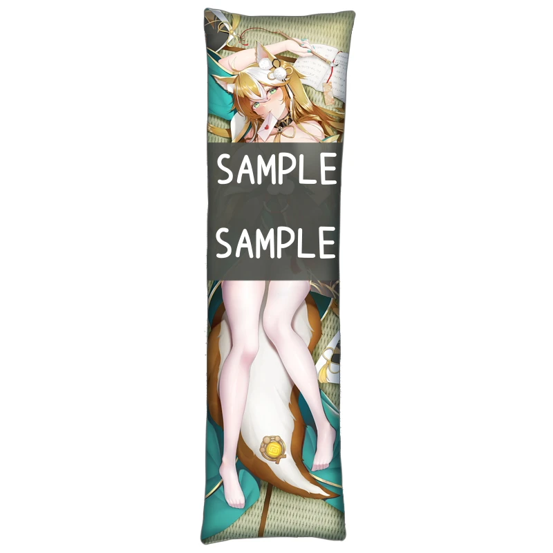 Чехол из льна с изображением аниме Genshin Impact Sheena Sexy Dakimakura Cozy японская подушка