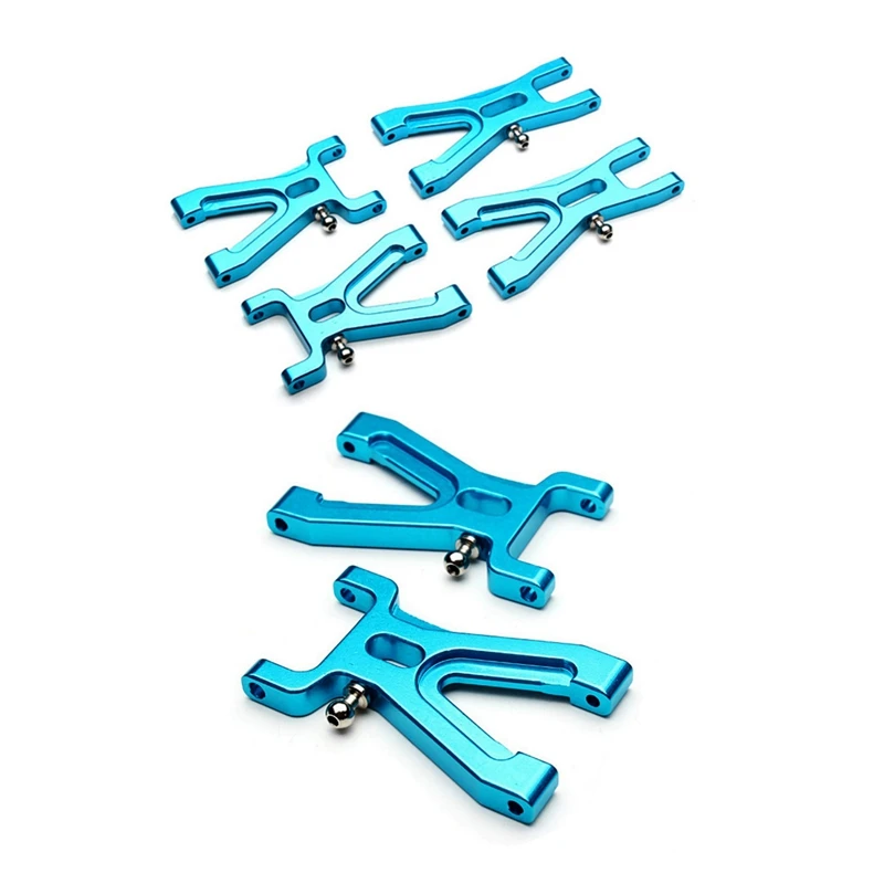 

1 Pcs Metal Steering Cylinder Mounting Block For Wltoys A949 A959-B A979-B A969,Blue & 1X Front And Rear Suspension Arm