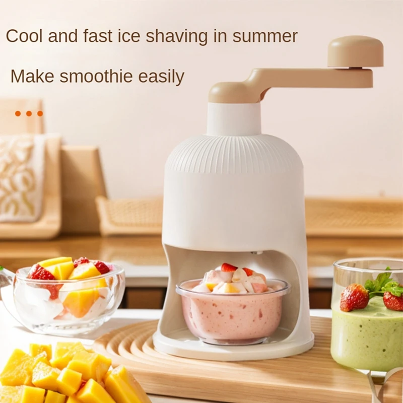 Дробилка для льда ручная роторная дробилка маленькая бритье машина дома