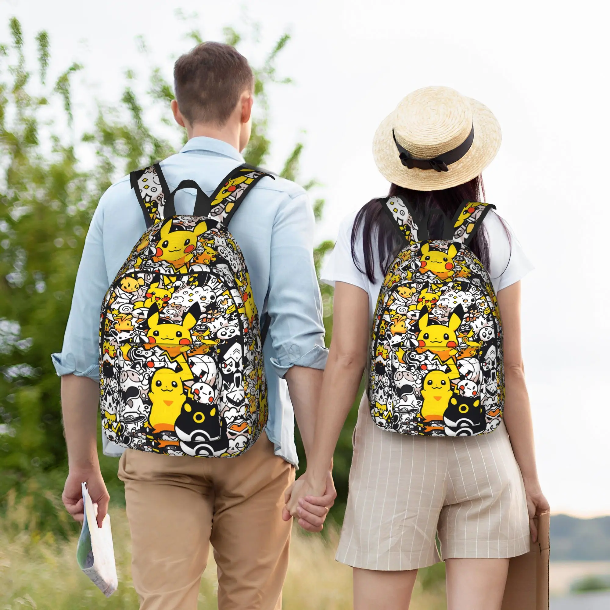 Модный рюкзак Pokemon Pikachu, модный рюкзак Mochilas для работы и офиса, рюкзак большой вместимости (art.: 3920dbaf516d7) - 3920dbaf516d7