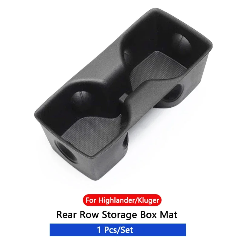

Автомобильный ящик для хранения чашки с водой, подлокотник заднего ряда, держатель для стакана с водой, подходит для Toyota RAV4 Highlander Kluger Harrier Venza, аксессуары
