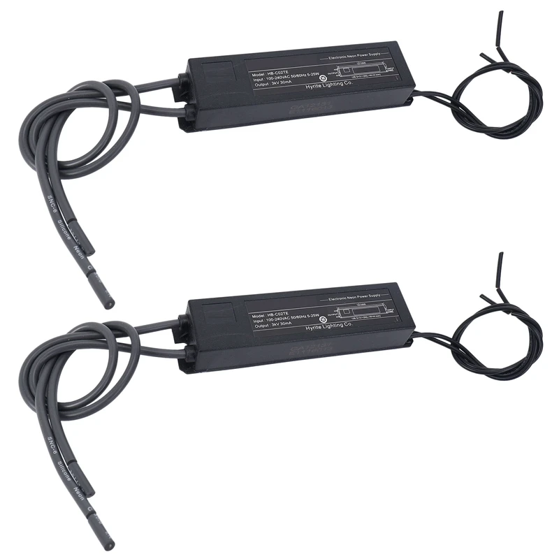 

2 шт., электронный трансформатор, 3 кВ, 30 мА, 5-25 Вт