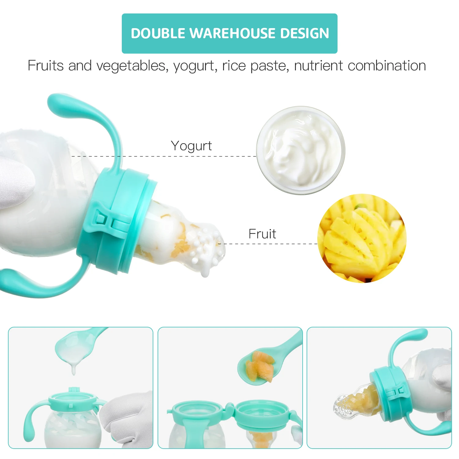 NCVI детская кормушка для свежих фруктов Ниблер соски тренировочные массажные