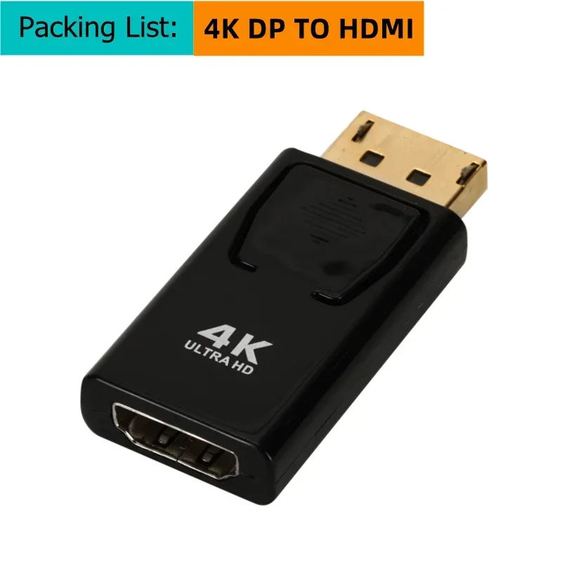 4K 1080P DisplayPort-HDMI-совместимый адаптер DP папа-HDMI-совместимый Мама видео-и аудиоразъем