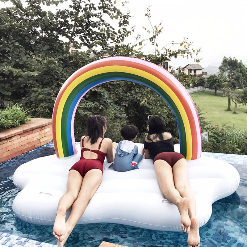 

Inflatable Floating Row Summer PVC Water Hammock Swimming Pool Air Mattress Bed Beach Water Sports Pool Float Lounger Chair