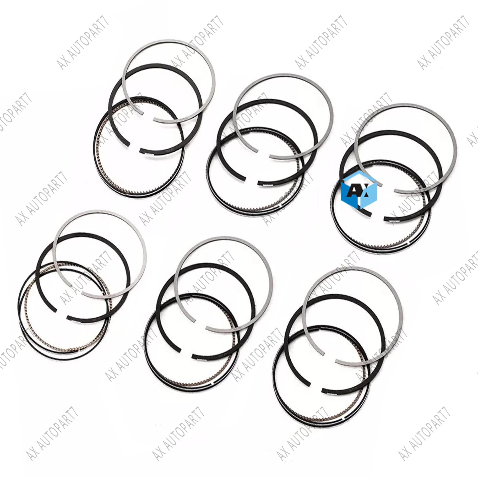 Фото 2025 Новый набор из 6 поршневых колец AoXuanPei Φ84 мм STD для BMW 330d 335d 530d X3 X5 X6 E60 E61 E63 E65 E66 E70 E71 E83 E90 E92 №1