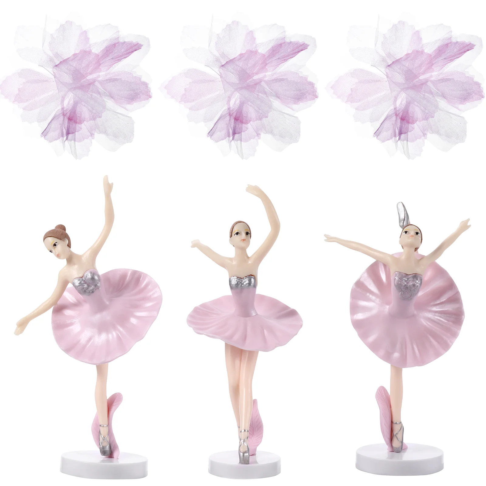 

1 Set 6 Elegant Cake Decorations Beautiful Cake Adornments