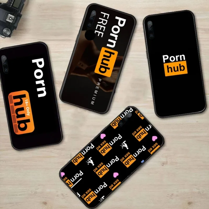 

Взрослый чехол Pornhub для телефона Huawei P50 P40 P30 Pro Lite P Smart 2021 2019 Magic 3 черный мягкий чехол для телефона Funda