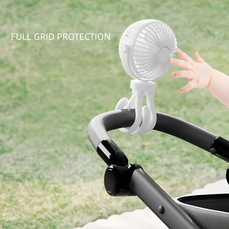 Мини-вентилятор со штативом для детской кроватки 2000 мАч |