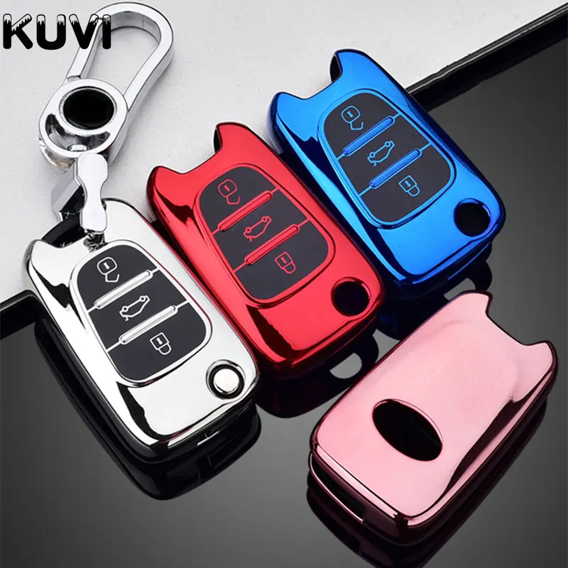 

Car key case for kia sportage rio 3 soul optima ceed pro k5 k2 pride for hyundai i20 i30 ix20 ix35 elantra accent shell cover