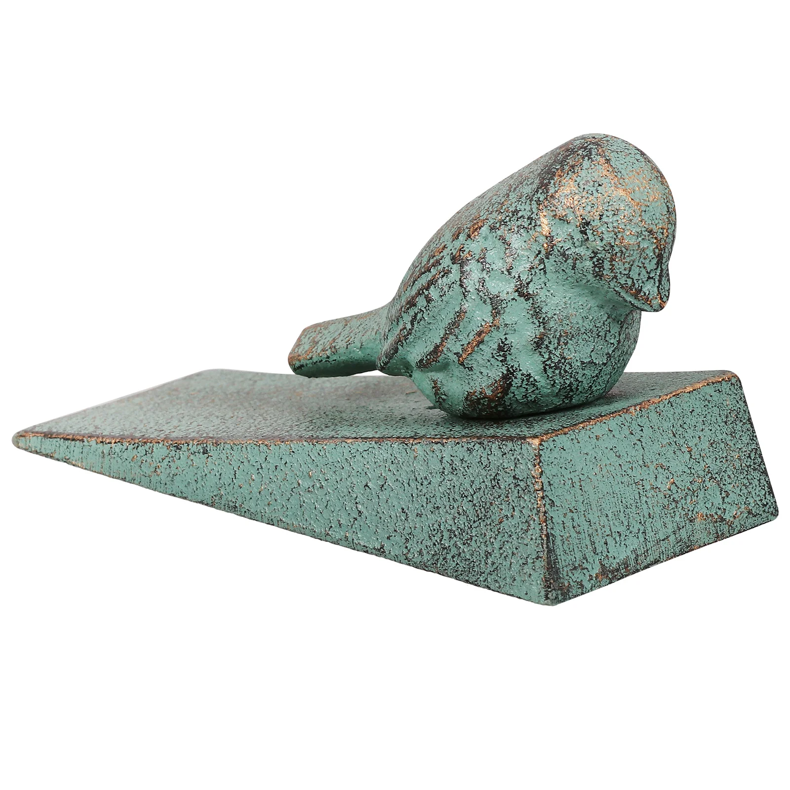 

Bird Door Stop Stoppers Floor Wedge Protector Home Tools Kids Plug Cast Iron Child Carpet