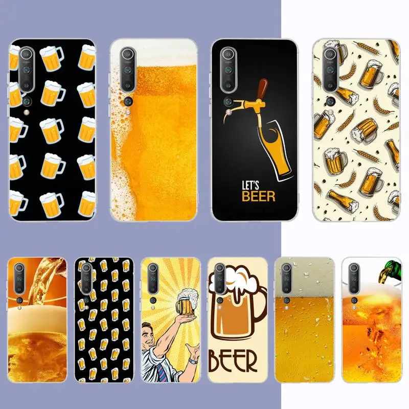 

Beers Alcohol Phone Case for Samsung S21 A10 for Redmi Note 7 9 for Huawei P30Pro Honor 8X 10i cover