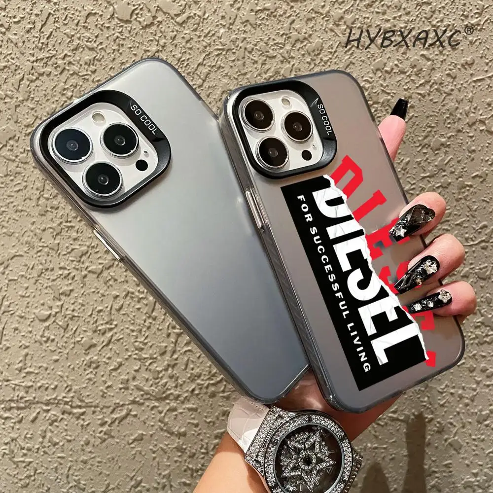 Фото Чехол для телефона Brand R-Rudolf D-Diesel для iPhone 17 16 15 14 13 12 11 Pro Max Plus Mini, цвет серебристый, технология IMD №5