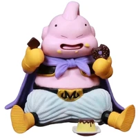 dragon ball z anime figure action majin buu figma 14cm abs statue cute fat puppet sitting posture model toys for children gift