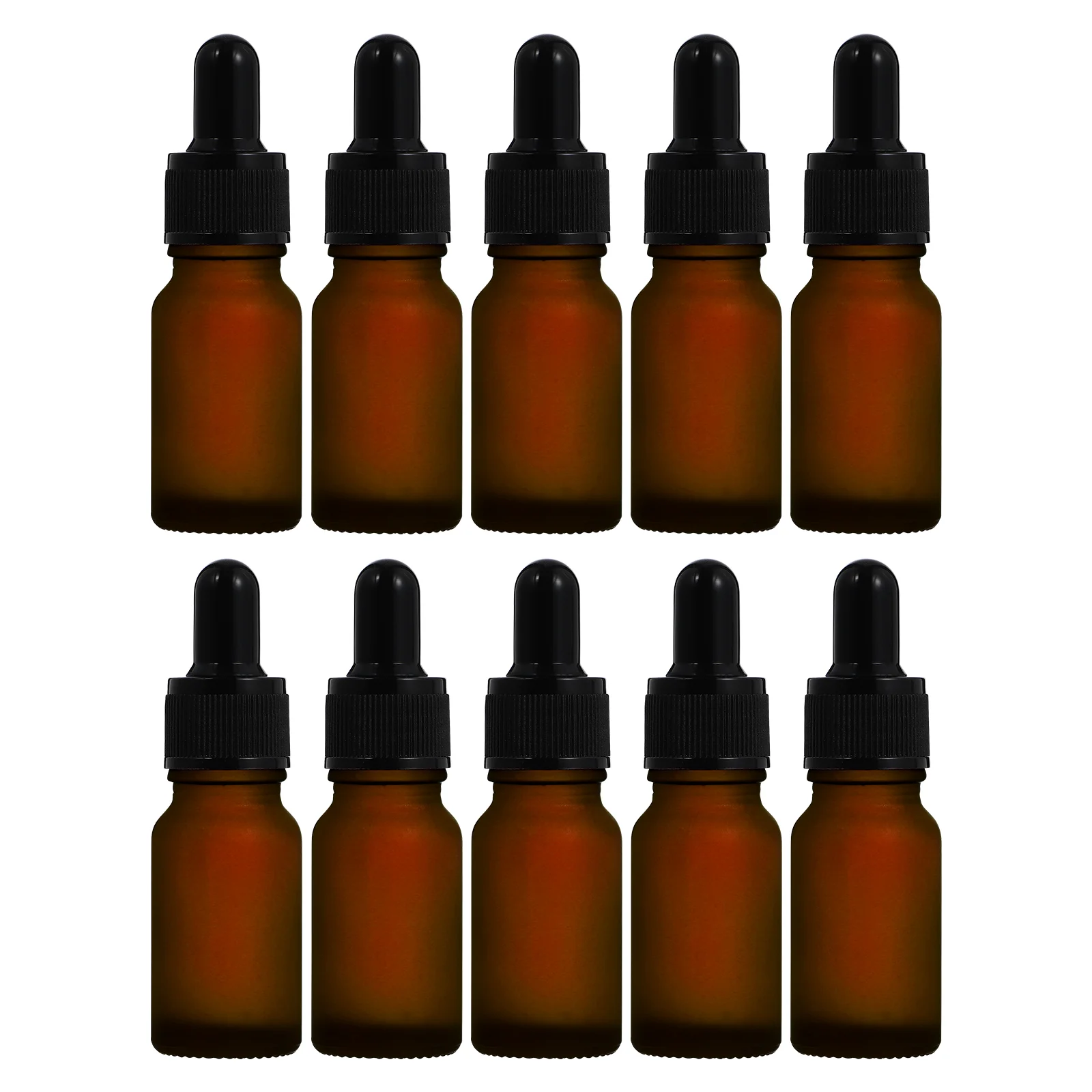 

10Pcs Liquid Bottle Frosted Dropper Essential Oil Bottle Glass Bottle for Home Travel