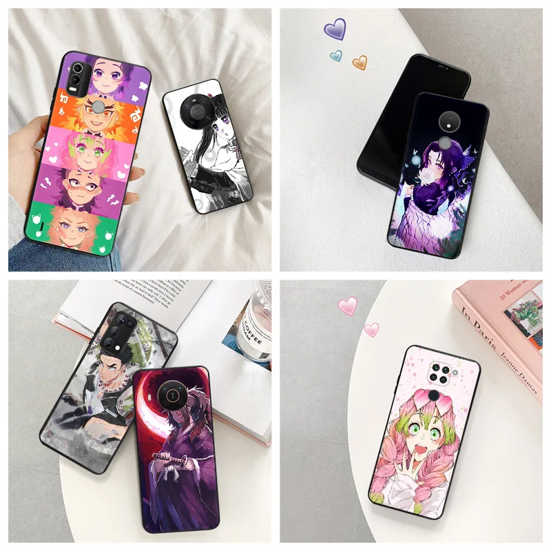 

Чехол для телефона Nokia G50 G11 G20 G21 G10 X20 XR20 X10 X100 C20 C21 C30 6,1 8,3 4,2 5,3 5,4 7,2 Kimetsu no Yaiba рассеиватель демонов