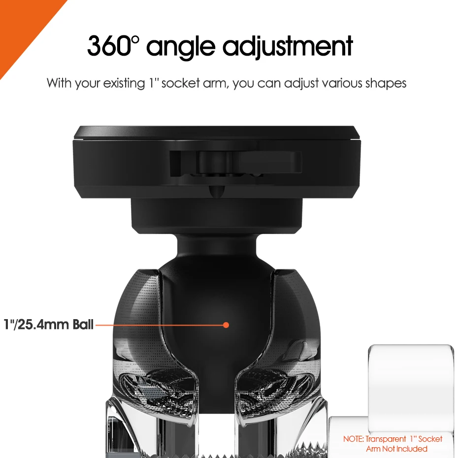 universal 1 inch ball motorcycle phone holder bike handlebar socket arm for moto quick mount clamp with ultra lock 2nd gen free global shipping