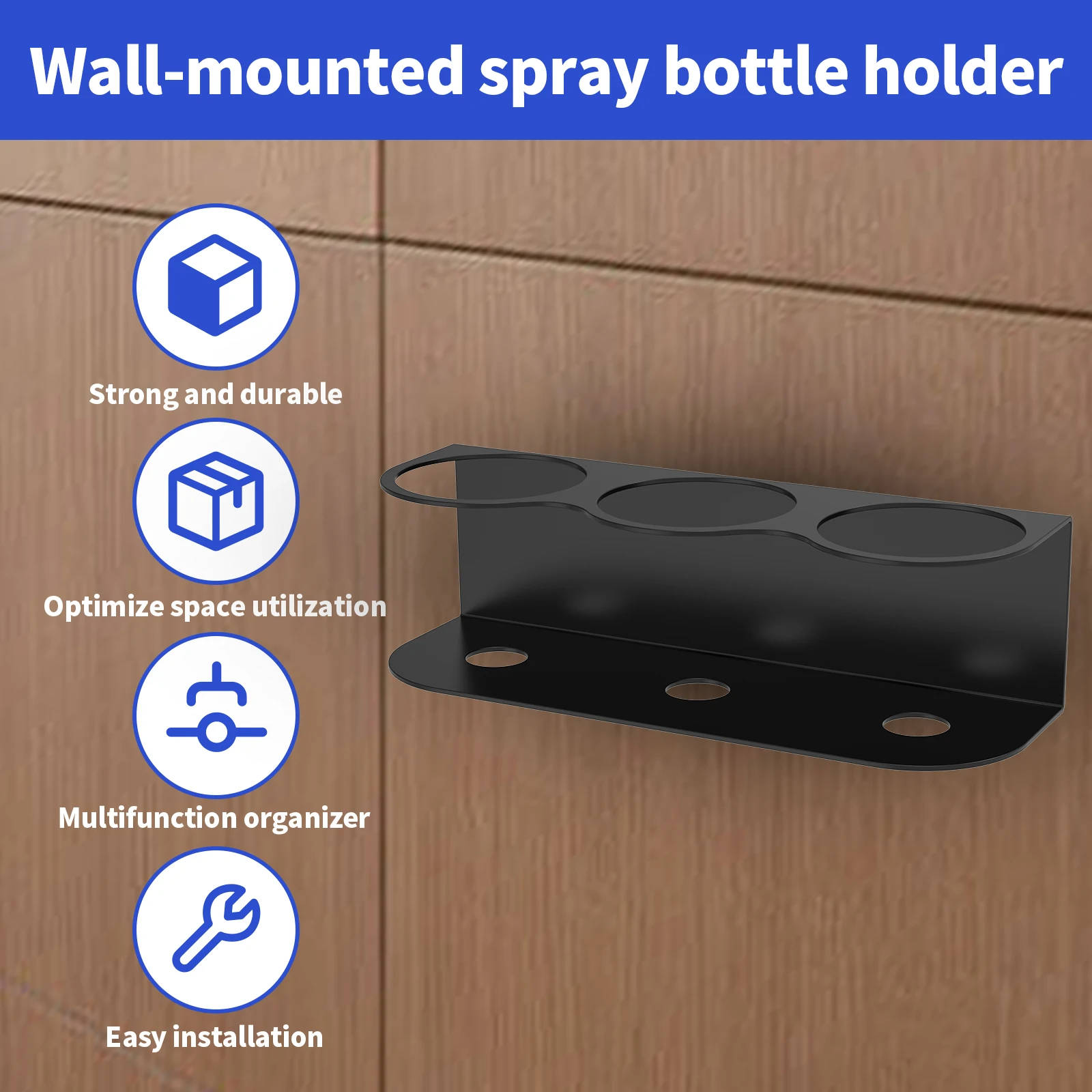 Держатель для бутылки с распылителем из нержавеющей стали 2/3 отверстиями