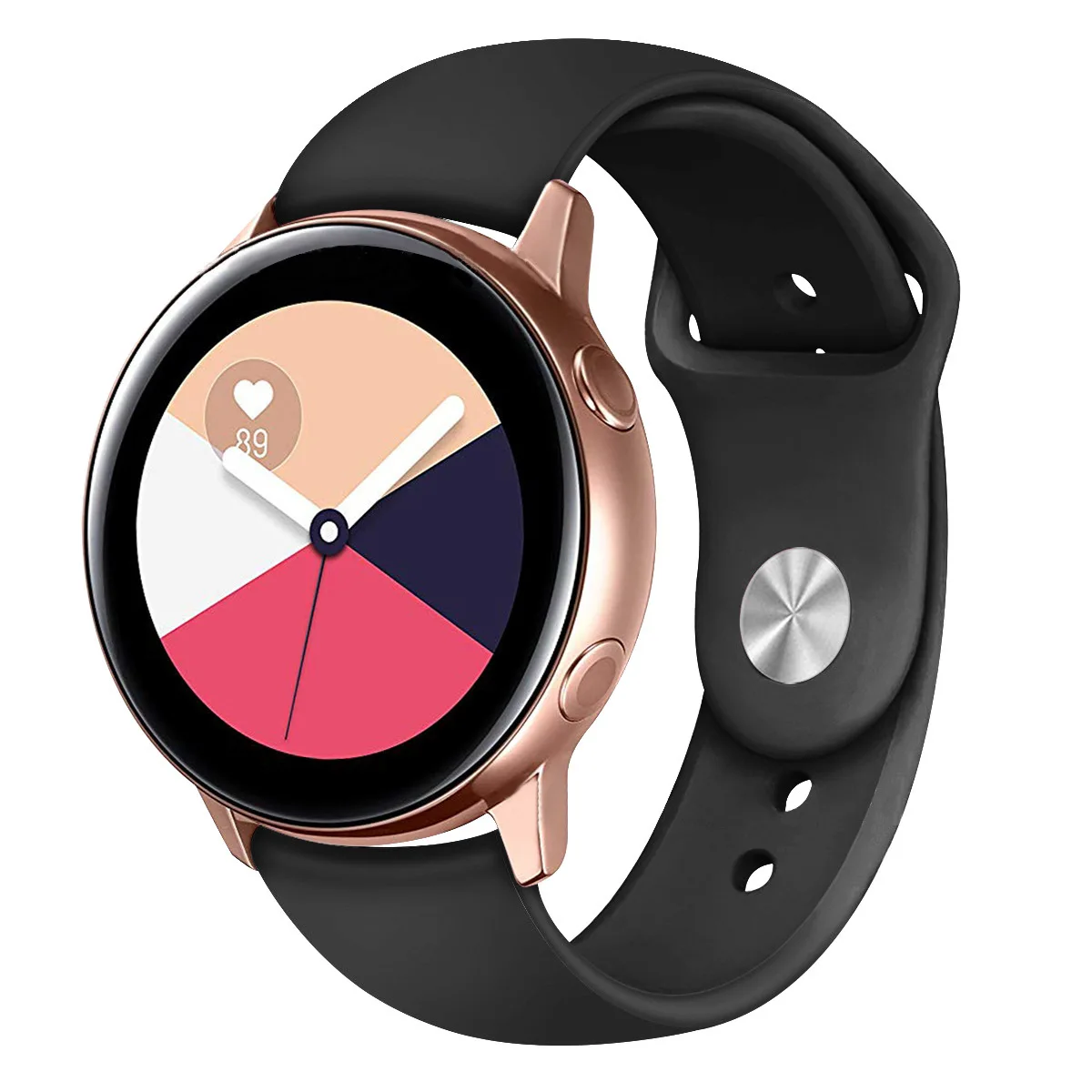 

Ремешок силиконовый для Samsung Galaxy watch active2, 20/22/18 мм