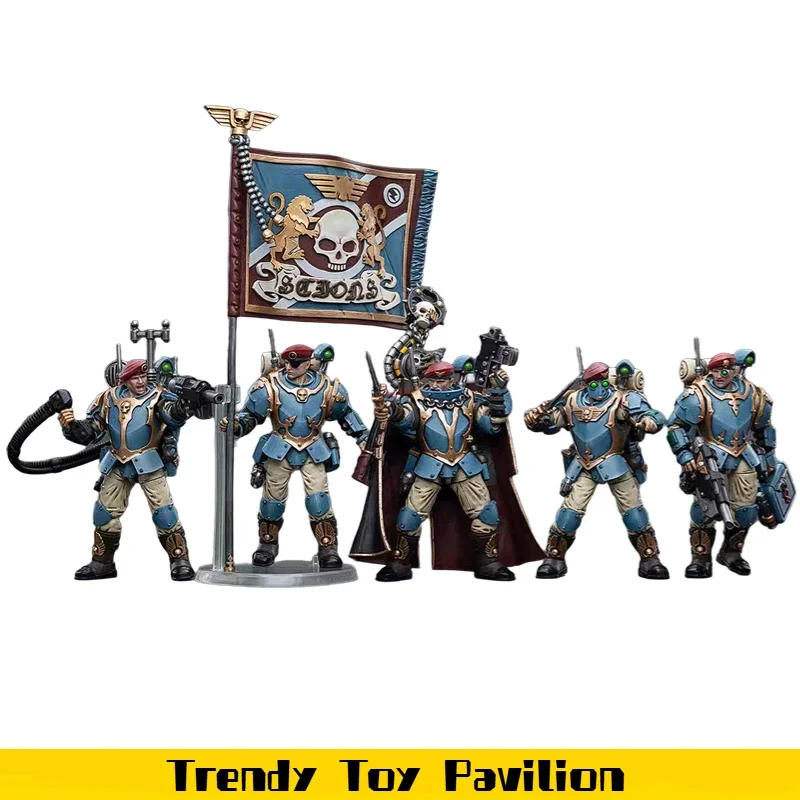 【JOYTOY】40K Astra Militarum Tempestus Scions Command Squad 55th Kappic Eagles Коллекционная фигурка-игрушка (art.: 3920da76d2d09) - 3920da76d2d09