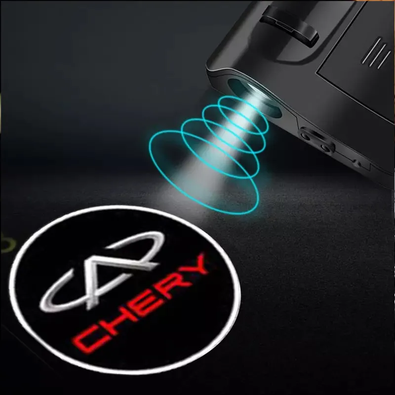 

LED Car Door Warning Lamps Car Stying Amiya Courtesy Light For Chery Fulwin Fulwin Amulet QQ Tiggo 3 5 T11 A1 A3 A5 Accessories