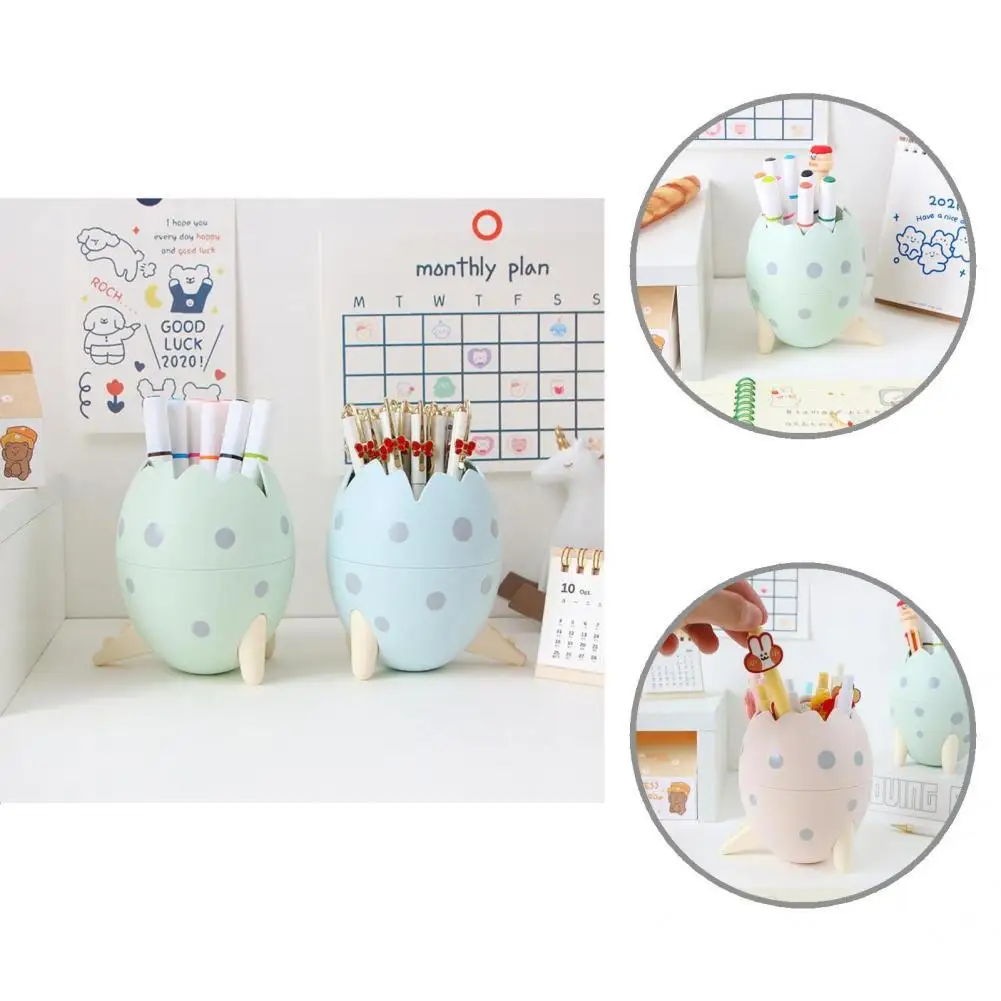 

2021 держатель для ручек в Форме Яйца динозавра, экономия места, офисный Настольный органайзер, чехол для кистей для макияжа, Домашний Органай...