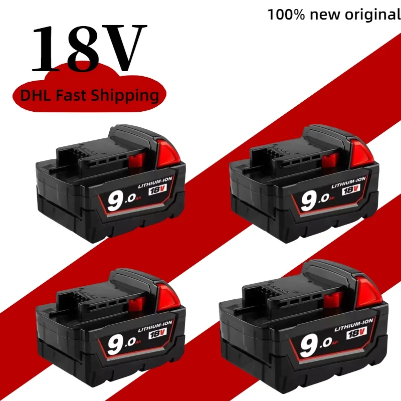 Батарея au литиевая aste 18В 12 0 AhRemplacement pourfor Milwaukee M18 XC 48 11 1860 1850 1840 1820 24