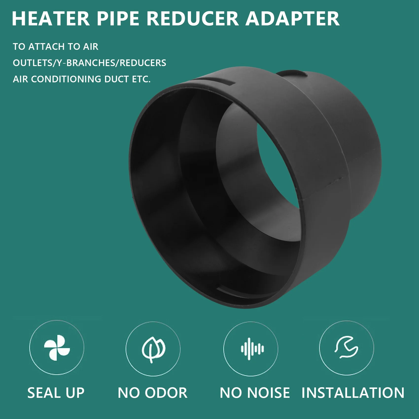 Соединитель редуктора воздуховода стояночного обогревателя от 75 мм до 60