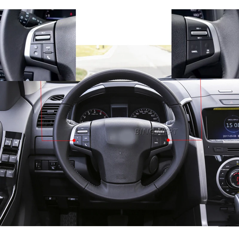 Кнопка круиз-контроля переключатель громкости звука на руль для Isuzu Dmax D-Max MUX 2018 для Chevrolet Dmax 2019 автомобильные аксессуары (art.: 3920bfc9aff26) - 3920bfc9aff26