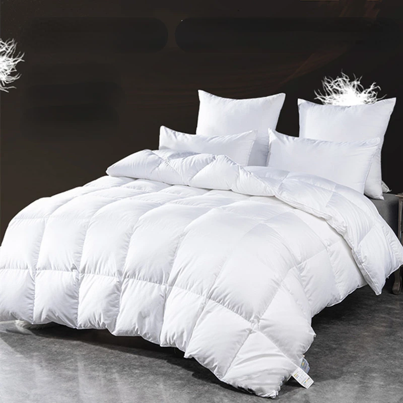 

3KG 95% 구스다운 이불 코어] 5성급 호텔용 보온 구스다운 이불솜 Duvets Down quilt White Goose Down Filler 3D Bread Duvet/Quilt/Comforter Winter Blankets