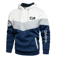 2022 mens hoodies autumn winter new brand printed splicing hoodies male fleece warm long sleeve casual sport tops for running