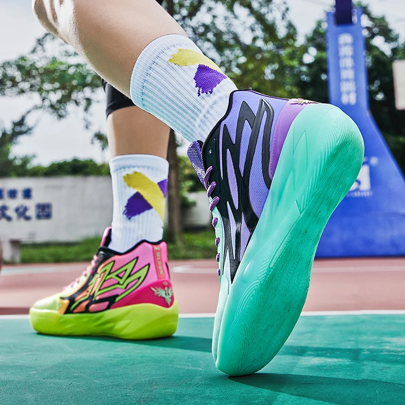 Высококачественная Баскетбольная обувь Lamelo Ball 2 поколения Боевая Нескользящая