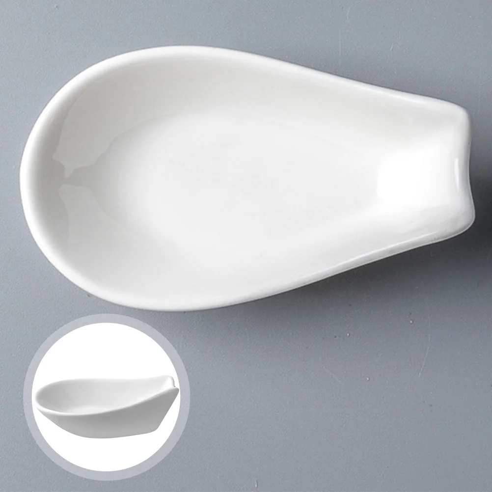 

4 Pcs Small Wisking Tool Ladle Holder Household Gadgets Scoop Holder Chopstick Holder Cutlery Rest Ceramics Ceramic Spoon Rest