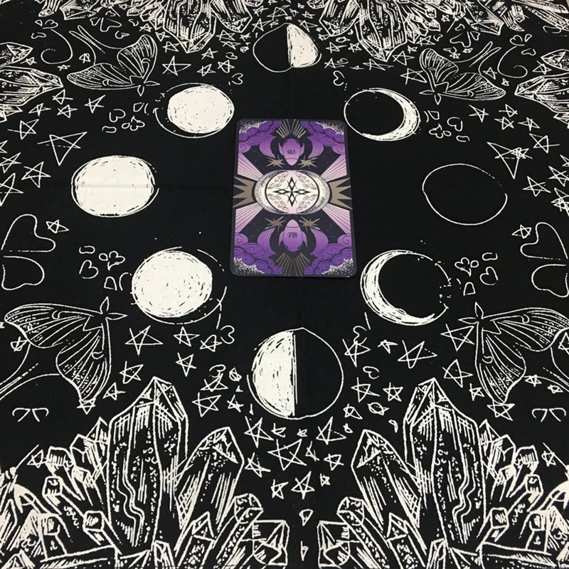 

Manual Cutting Board Game Fortune Astrology Oracle Cards Cloth Hot Sale Altar Tarot Cloth Variety Of Styles Tarot Tablecloth