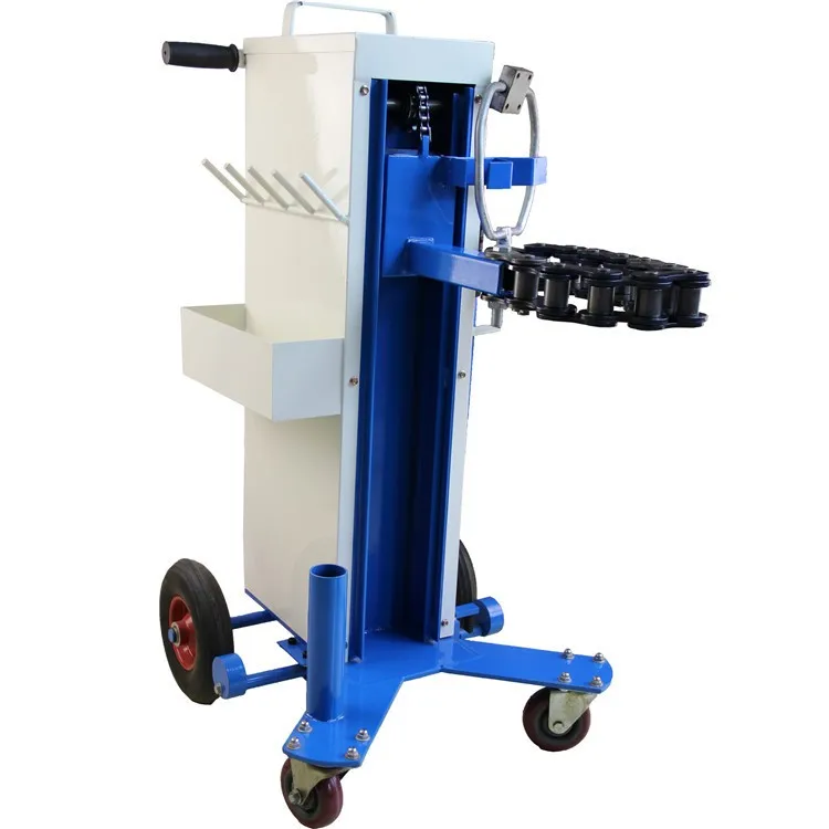 

Hot sale low price 4 Wheels Air Pneumatic Impact Wrench Holder Tyre Removal Tool Wind Gun Mobile Crane