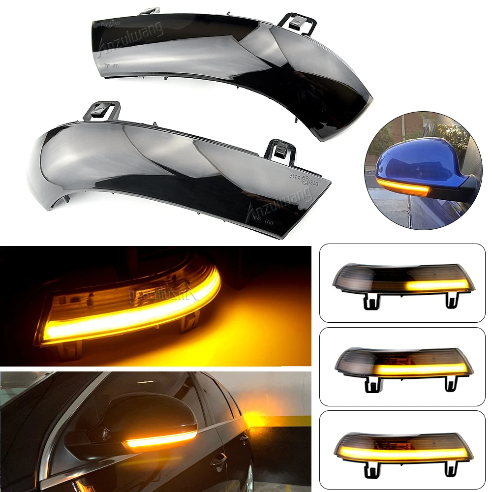 

Water Blink Dynamic Flowing Side Mirror LED Turn Signal Light For VW Passat B5.5 B6 R36 R32 Jetta MK5 Golf 5 GTI Sharan SuperB