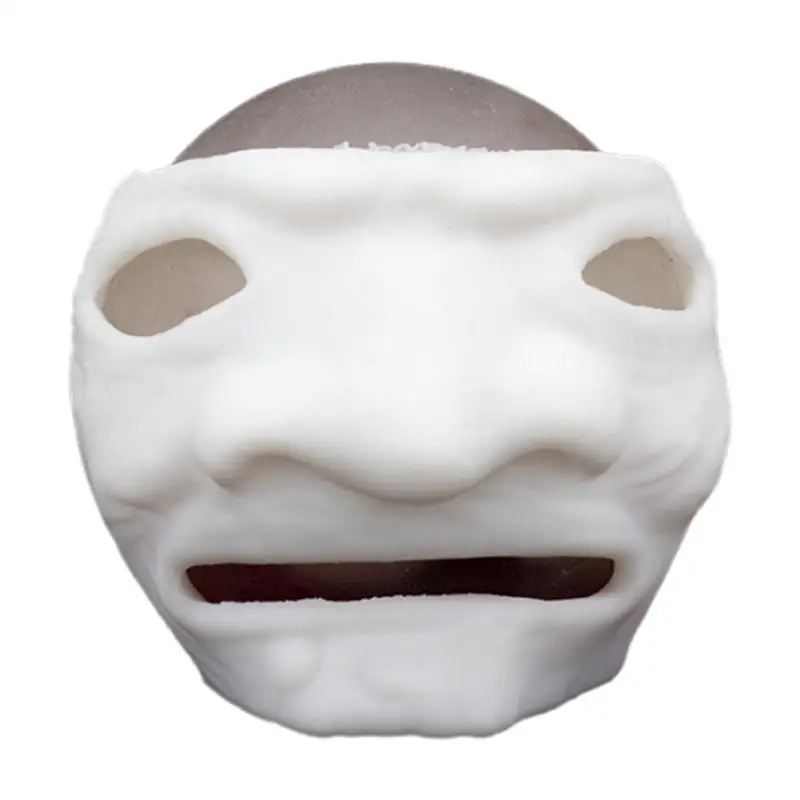 Сжимаемый череп Хэллоуин антистрессовые шарики с кровью и личинами