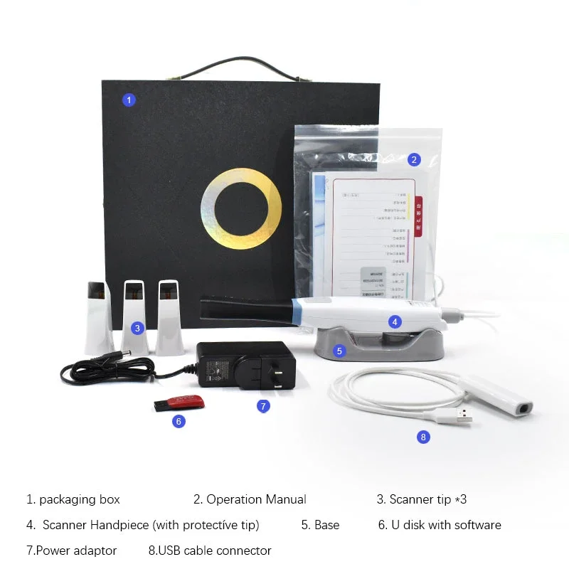 Портативный портативный цифровой внутриротовой сканер IOS 11 3D сканирование в