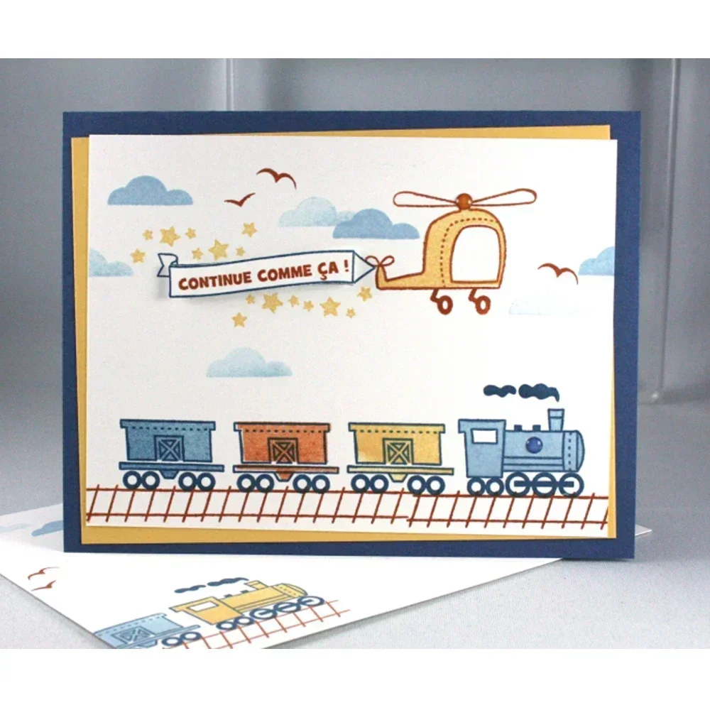 Забавные спиртовые Животные Автомобили прозрачные штампы цветы и листья