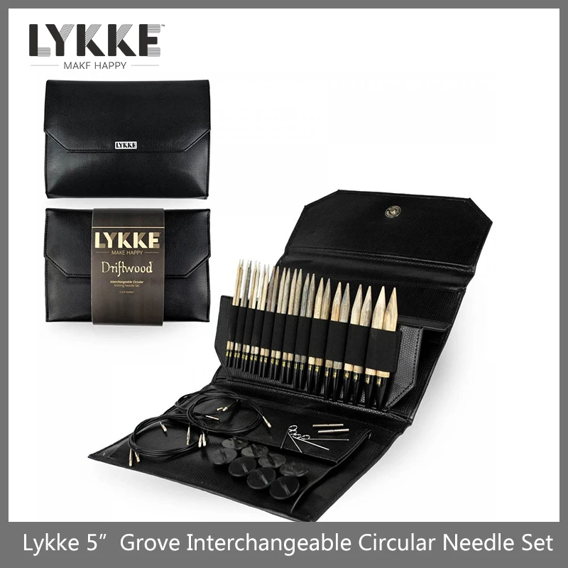 Набор сменных круглых вязальных спиц LYKKE 5 дюймов (12 см)