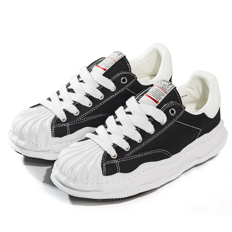 

High Street MMY Canvas Shoes Dissolve Sole Mihara Lace-up Men's Casual Shoes Yasuhiro Couple Board Shoes Women's Sneakers
