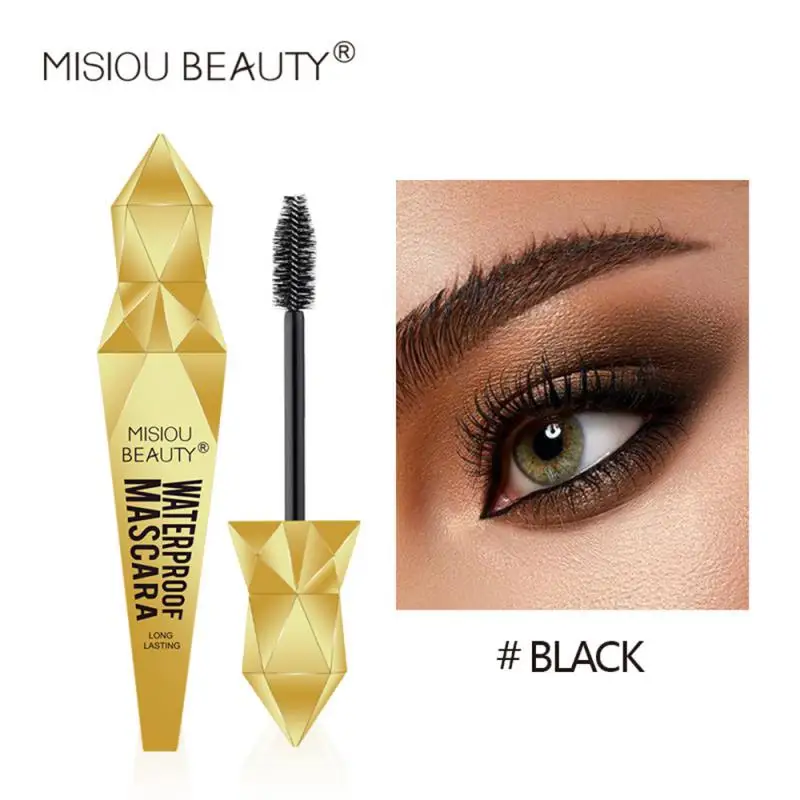 

Curled Lashes Mascara Waterproof Sweatproof Long-wearing Black Lengthening Eyelash Extension Eye Beauty Makeup Women Cosmetics