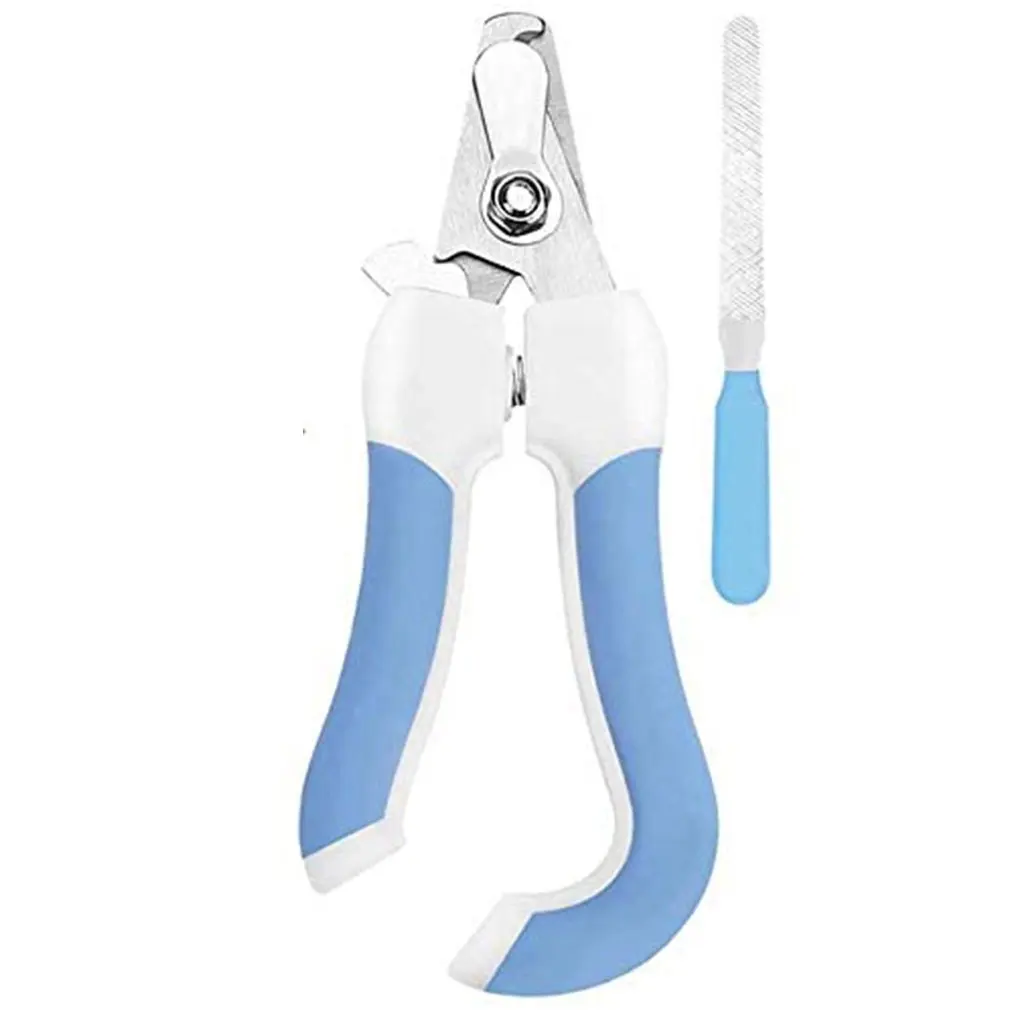 

Pet Nail Clippers Stainless Steel Nail Cutter Scissors With Nail File Professional Nail Trimmer For Puppy Small Large Animals