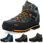 Мужские водонепроницаемые походные ботинки, осенне-зимние мужские ботинки, уличная дорожная обувь, нескользящая износостойкая обувь для горных походов, мужская спортивная обувь