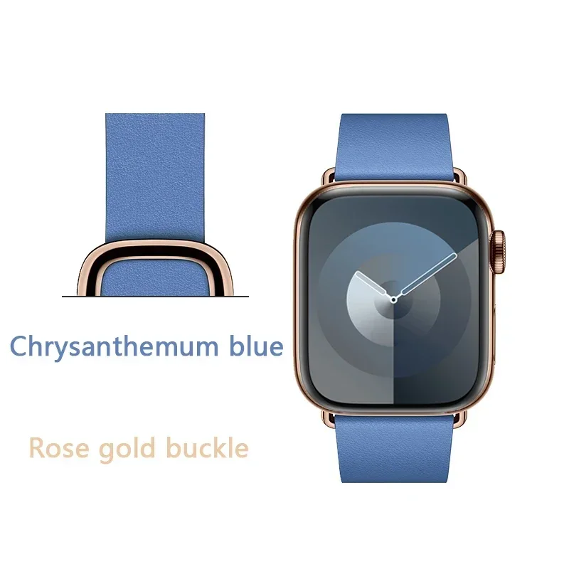 

Modern Buckle Leather Strap For Apple Watch Band 45mm 41mmm 44mm 40mm 42mm 38mm Bracelet iwatch Series Ultra 2 49mm 9 8 5 6 SE 7