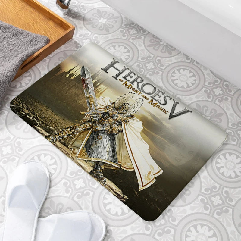 

Heroes Of Might And Magic 3 Map Balcony Children Room Mat Mats Kitchen Absorbent Non-slip Doormat Entrance Door Prayer Carpet