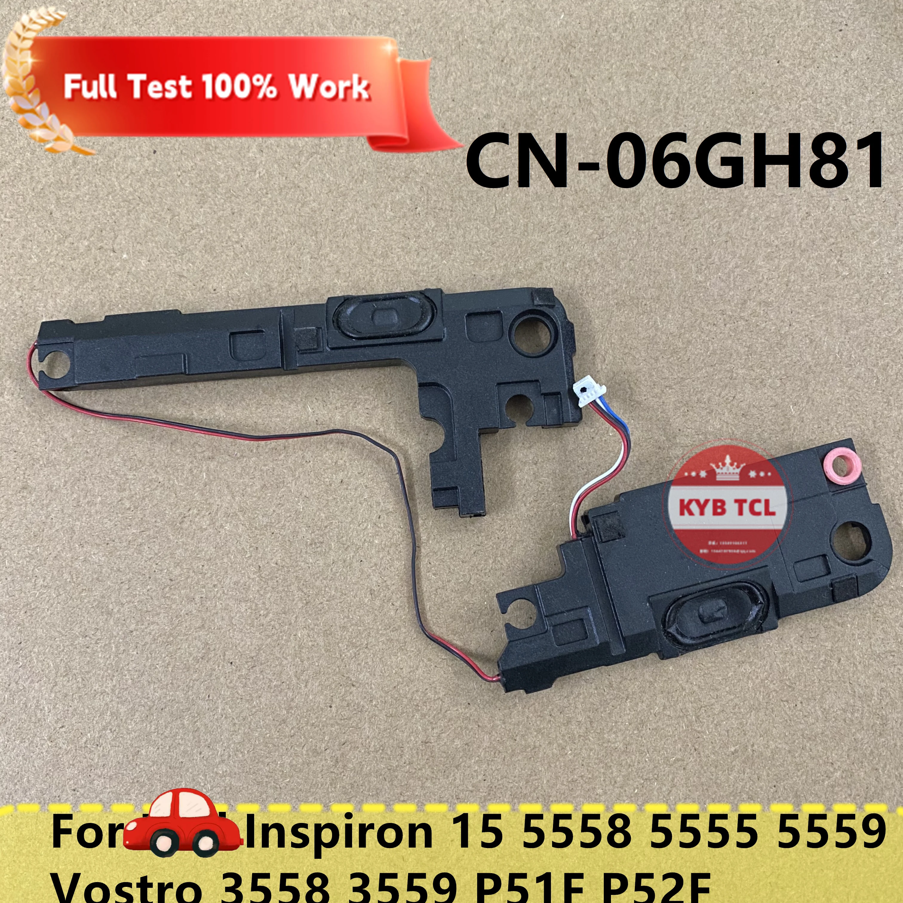 

Genuine Notebook For Dell Inspiron 15 5558 5555 5559 Vostro 3558 3559 P51F P52F Laptop Internal Speaker 6GH81 06GH81 CN-06GH81