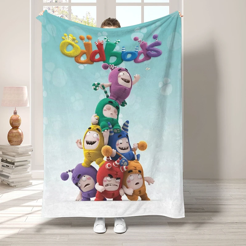 

Fluffy Blanket Oddbods Throw Blankets for Bed Summer Comforter Bedspread the Anime Sofa Bedspreads & Throws Double Baby Soft Nap