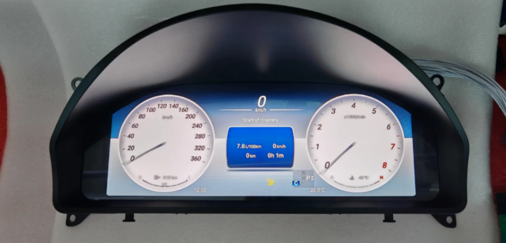 Цифровой кластер для Mercedes Benz GLK 2008-2012 измеритель скорости виртуальной кабины